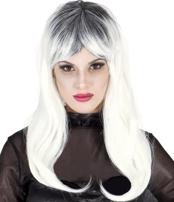Produktbild von Schulterlange Zombie Perücke für Frauen - Halloween & Faschingsperücke