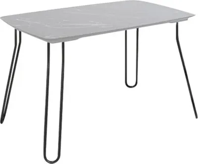 Produktbild von 4x Fuße Beine für Tisch Metallbeine Stützfüße Möbelfüße Tischbeine Schwarz