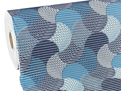 Obrázek produktu pro Koupelnová rohož, protiskluzová, z měkké pěny – lze oříznout na míru – modrá, tmavě modrá (544A) 50 x 65 cm