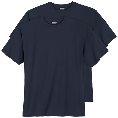 Produktbild von XXL 2er Pack T-Shirt dunkelblau Adamo Fashion