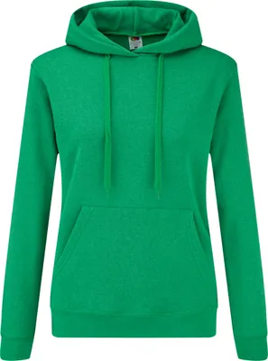 Immagine prodotto di Pullover con cappuccio Fruit Of The Loom Lady Fit BC363 (2XL) (verde screziato)