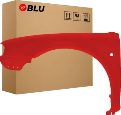 Produktbild von BLU Kotflügel Passend für Skoda Octavia I 1 ( 1U2,1U5 ) 8180 Links Rot Rallyrot | 1997-2010 | Vorderseite Vorne | Lackiert | Einbaufertig