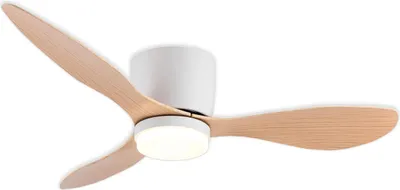 Produktbild von Deckenventilator, Fernbedienung, LED-Licht, Orange, 52inch-a