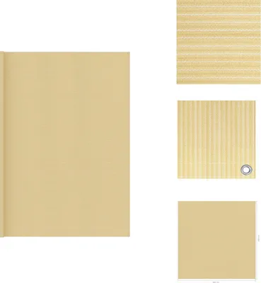 Produktbild von vidaXL Zeltteppich 400x400 cm Beige - Zeltzubehör