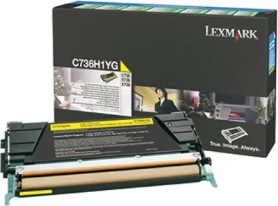 Immagine prodotto di Lexmark C736H1YG cartuccia toner 1 pz Originale Giallo