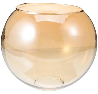 Glaskugel Lampenschirm Amber für E27 Pendelleuchte