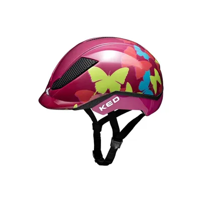 Produktbild von 12115568242 - Kinderreit- und Kinderfahrradhelm Pina S butterfly bordeaux