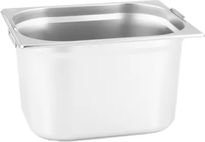Produktbild von GN Behälter Gastronorm 1/2 200 mm mit Fallgriffe aus Edelstahl GVK ECO