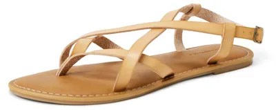 Produktbild von A. Essentials Damen Freizeitsandale mit Riemchen, Natürlich, 40.5 EU