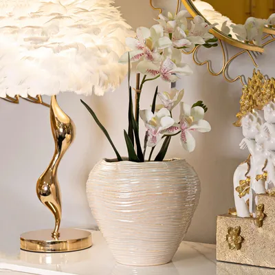 Produktbild von Bato – Vase, Rosa, Materielleffekt