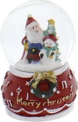 Produktbild von Schneekugel - Merry Christmas - ca. 4,5 x 7 cm