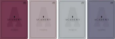 Zdjęcie produktu dla Notatnik Interdruk A5 w linie z marginesem 32 kartki 90g/m² Academy