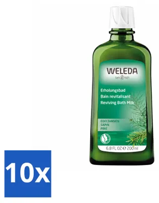 Produktbild von 10 x Weleda Zilverspar Verkwikkingsbadmelk - 200 ml - Vorteilspackung - 10 Stücke