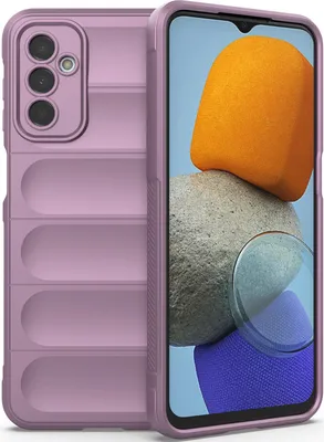 Immagine prodotto di Custodia Samsung M23, Custodia protettiva in silicone TPU morbido antiurto per Samsung Galaxy M23 Viola