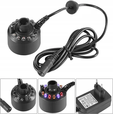 Produktbild von Ultraschall Nebelgenerator mit 12 LEDs für Garten
