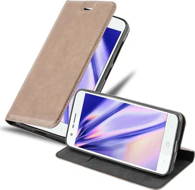 Produktbild von Cadorabo Hülle für ZTE Blade V8 MINI Schutz Hülle in Braun Handyhülle Etui Case Cover Magnetverschluss