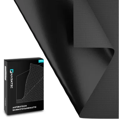 Produktbild von Antirutschmatte Auto Kofferraum Schutzmatte 120x100cm Gummimatte rutschfest Schwarz Wasserdicht zuschneidbar