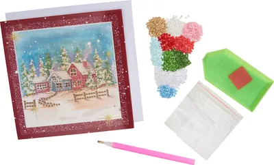Produktbild von Karten-Set "Diamonds", Winterdorf