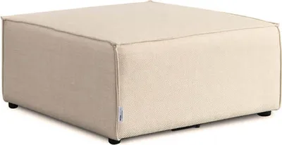 Produktbild von HOME DELUXE - Hocker VERONA - Beige, ca. 87 x 46 x 87 cm, Sitzhöhe: 46 cm, Sitztiefe: 87 cm I Modulares Sofa Modulsofa Ecksofa Wohnlandschaft