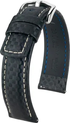 Immagine prodotto di Bracciale Hirsch in Carbonio Nero Modello 02592050-2-20 Larghezza 20mm