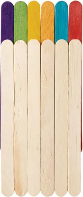 Immagine prodotto di Colorations - Bastoncini di legno colorati per l'artigianato, 1000 pezzi.