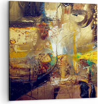 Produktbild von Bild auf Leinwand - Leinwandbild - Abstraktion modern - 50x50cm - Wand Bild - Wanddeko - Wandbilder - Leinwanddruck - Bilder - Kunstdruck - Wanddekoration - Leinwand bilder - Wandkunst - AC50x50-3483