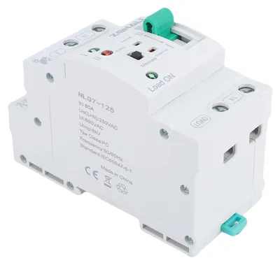 Obrázek produktu pro Mini ATS – automatický ruční přepínač, 2pólový, 80 A, pro domácí generátory, duální automatický elektrický přepínač, montáž na DIN lištu, supertenký, typ pro fotovoltaiku