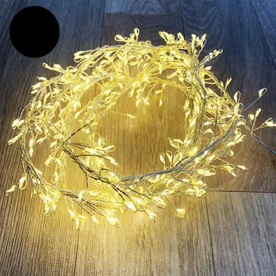 Produktbild von 400er LED - Tropfen-Lichterkette warmweiß mit 8 Funktionen für Innen