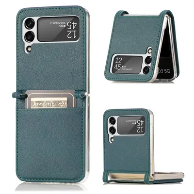 Produktbild von König Design Hülle kompatibel mit Samsung Galaxy Z Flip4 5G Kunststoff Soft Handyhülle - Handy Case Grün