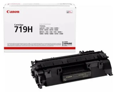 Zdjęcie produktu dla Canon CRG 719H BK, 6400 stron(y), Czarny, 1 szt.