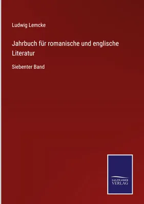 Produktbild von Jahrbuch für romanische und englische Literatur