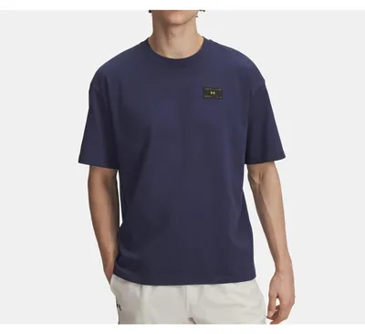 Obrázek produktu pro Under Armour UA Woven Label Heavyweight Pánské tričko s krátkým rukávem Velikost S