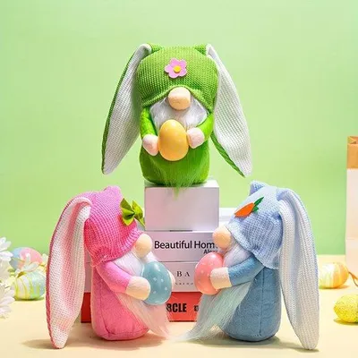 Produktbild von Springdekorationen - 3 Stück, Affenkaninchen, Gesichtslose Puppe, Figur