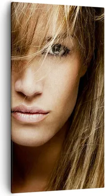 Produktbild von Bild auf Leinwand - Leinwandbild - Weiblich mode modell nackt - 55x100cm - Wand Bild - Wanddeko - Leinwanddruck - Bilder - Kunstdruck - Wanddekoration - Leinwand bilder - Wandkunst - PA55x100-1561