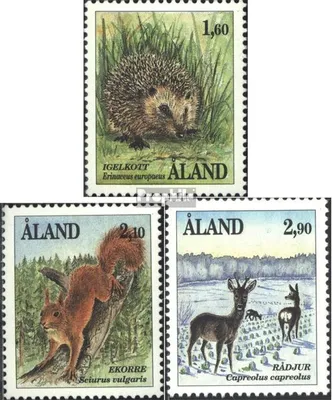 Produktbild von Briefmarken Finnland - Aland 1991 Mi 44-46 (kompl.Ausg.) postfrisch Säugetiere