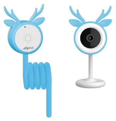 Image de Myers Babyphone intelligent 4 MP (2K) WiFi + capteurs de température et de pleurs