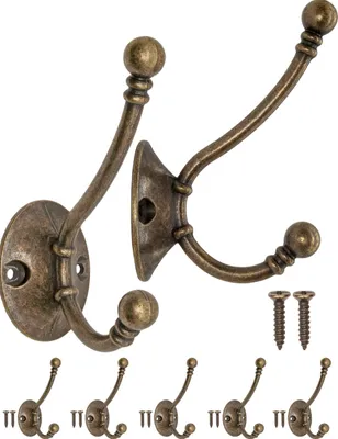 Produktbild von 'FUXXER® - Antike Garderoben-Haken, Kleider-Haken, Hut-Haken, Handtuch-Haken, Eisen-Haken, Wand-Haken'