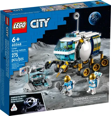 Image de LEGO 60348 City Rover lunaire Jouet spatial à partir de 6 ans pour filles et garçons avec des mini-figurines d'astronautes de la série LEGO NASA pour enfants