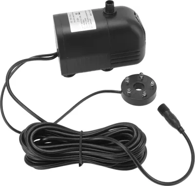 Image de Pompe à eau solaire ABS Submersible Fontaine décorative Pompe sans balais avec lumière pour le jardin DC 6V?24V