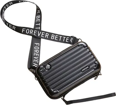 Produktbild von INF Stylische Mini-Koffertasche für Damen: Praktische Umhängetasche für Reisen und Alltag