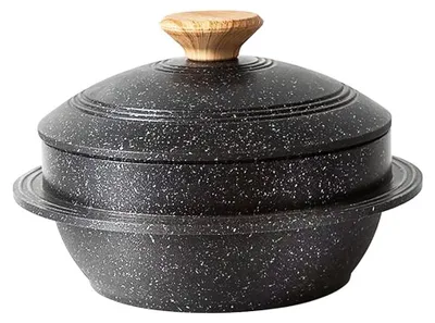 Immagine prodotto di Pentola in Vetroceramica coreana con coperchio, diametro 20 cm