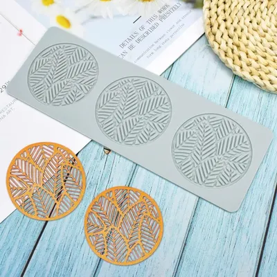 Produktbild von Siliconen Schimmel Varenblatt - Geeignet zum Backen - 1 Stück - Flexibel - 11x3,7x0,3 cm