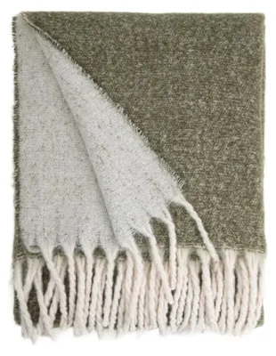 Produktbild von HOMLA TEMPRA-Decke, flauschig, grün, 150 x 200 cm
