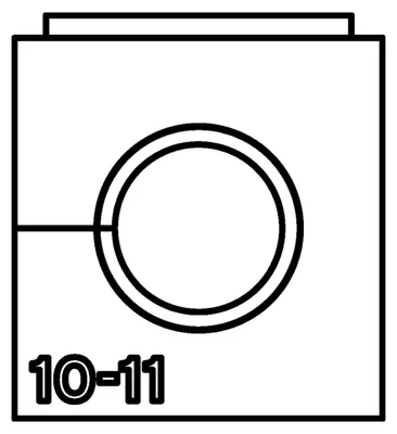 Produktbild von Hellermann Tyton Einfachtülle VarioPlate VP-S 10-11 mm 20 Stk