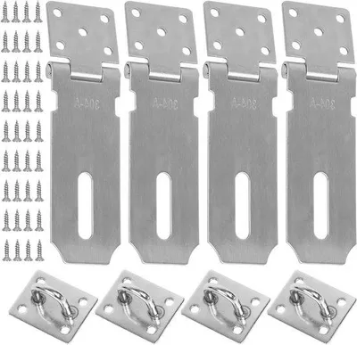 Immagine prodotto di Serratura da infilare da 10 cm, argento, per porte e finestre