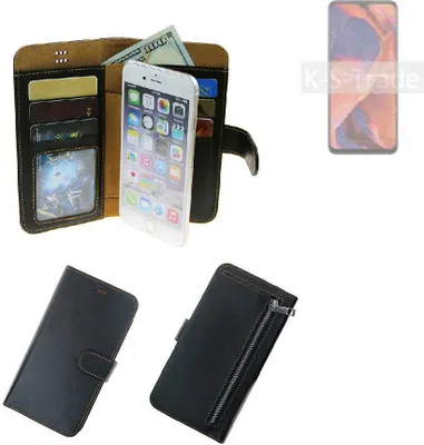 Produktbild von K-S-Trade Schutz Hülle kompatibel mit Nokia 3.4 Klapphülle Case Phone cover Slim Handytasche Handy Hülle schwarz aus Kunstleder (1 Stk)