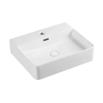 Obrázok produktu pre Mereo Keramika - Umývadlo na dosku, 500x420 mm, s prepadom, otvor na batériu, biela UC504212