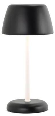 Imagen del producto de Lámpara inteligente Trilli Wi-Fi Zafferano: LED recargable, táctil, aplicación Wi-Fi, cerámica decorada en blanco y .