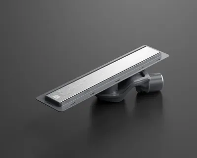 Immagine prodotto di Sgocciolatoio da 40 cm, argento opaco, 61 l/min, sifone a 360°