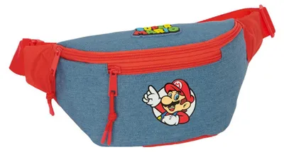 Zdjęcie produktu dla Pasek biodrowy Safta Super Mario, niebieski, dla dzieci, niebieski, jeden rozmiar